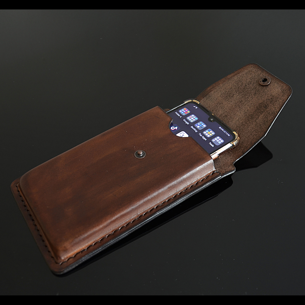 Custom Made Premium Leather Phone Holster Custom Made Premium Leather Phone Holster