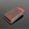 handmade custom made real leather phone case for iphone and galaxy phones