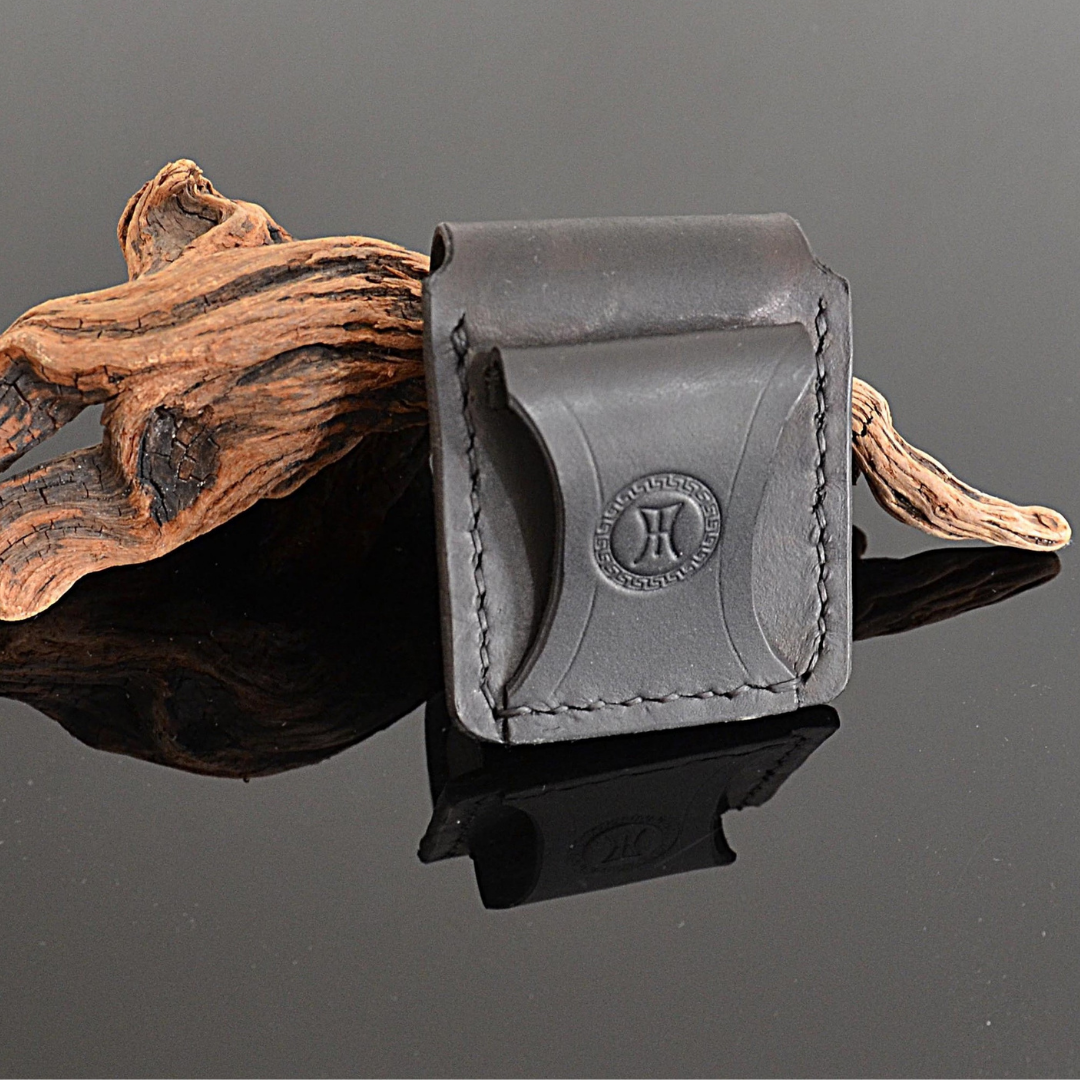 Petite pochette de ceinture en cuir Bushcraft | Pochette Altoids | Équipement de camping