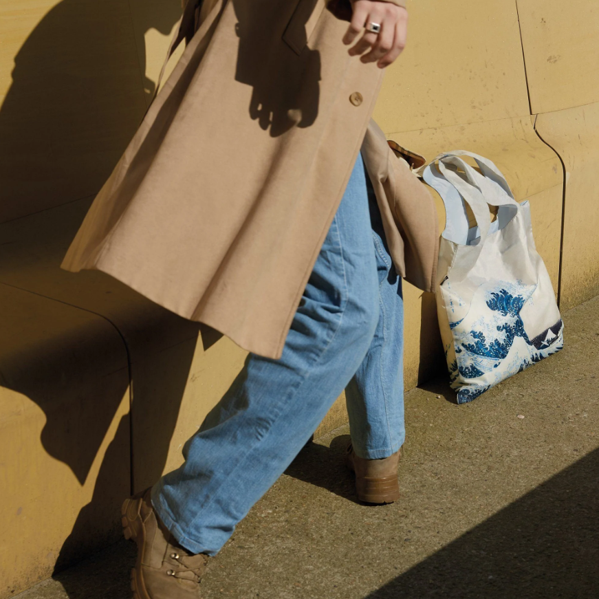Le sac fourre-tout recyclé The Great Wave