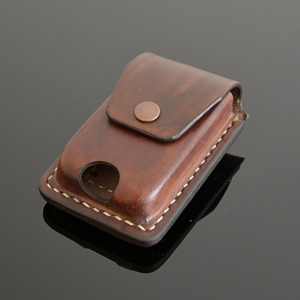 Funda de cuero genuino para bomba de insulina Tandem T:slim X2