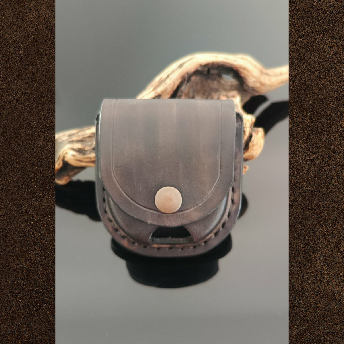 Full Grain Leather Insulin Pump Belt Case Pouch Holder for Twiist