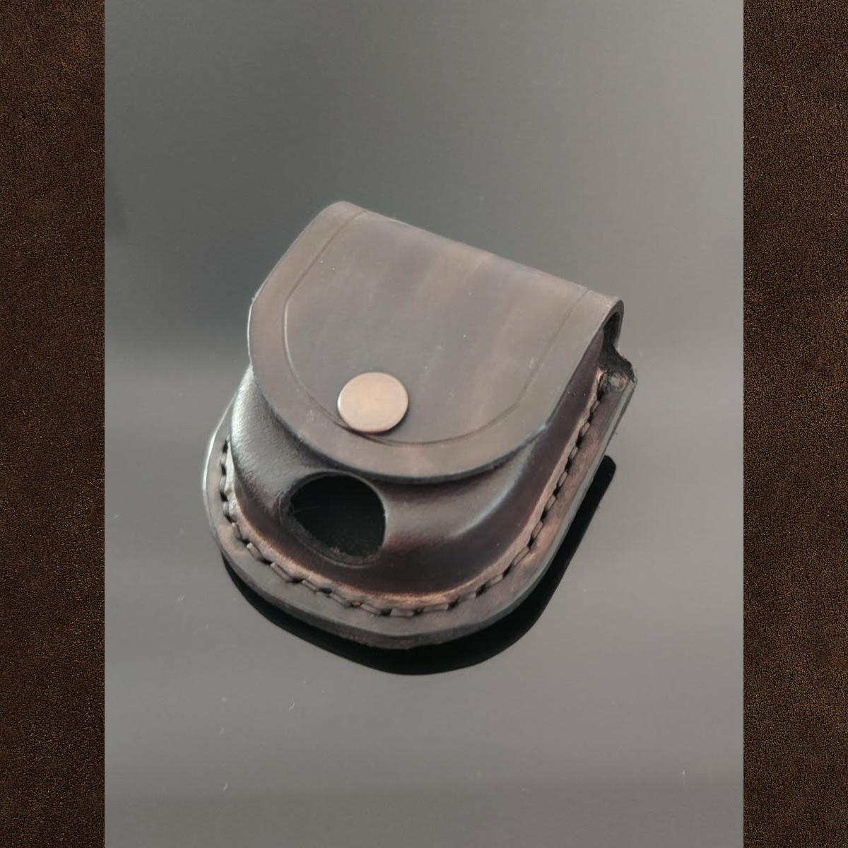 Full Grain Leather Insulin Pump Belt Case Pouch Holder for Twiist