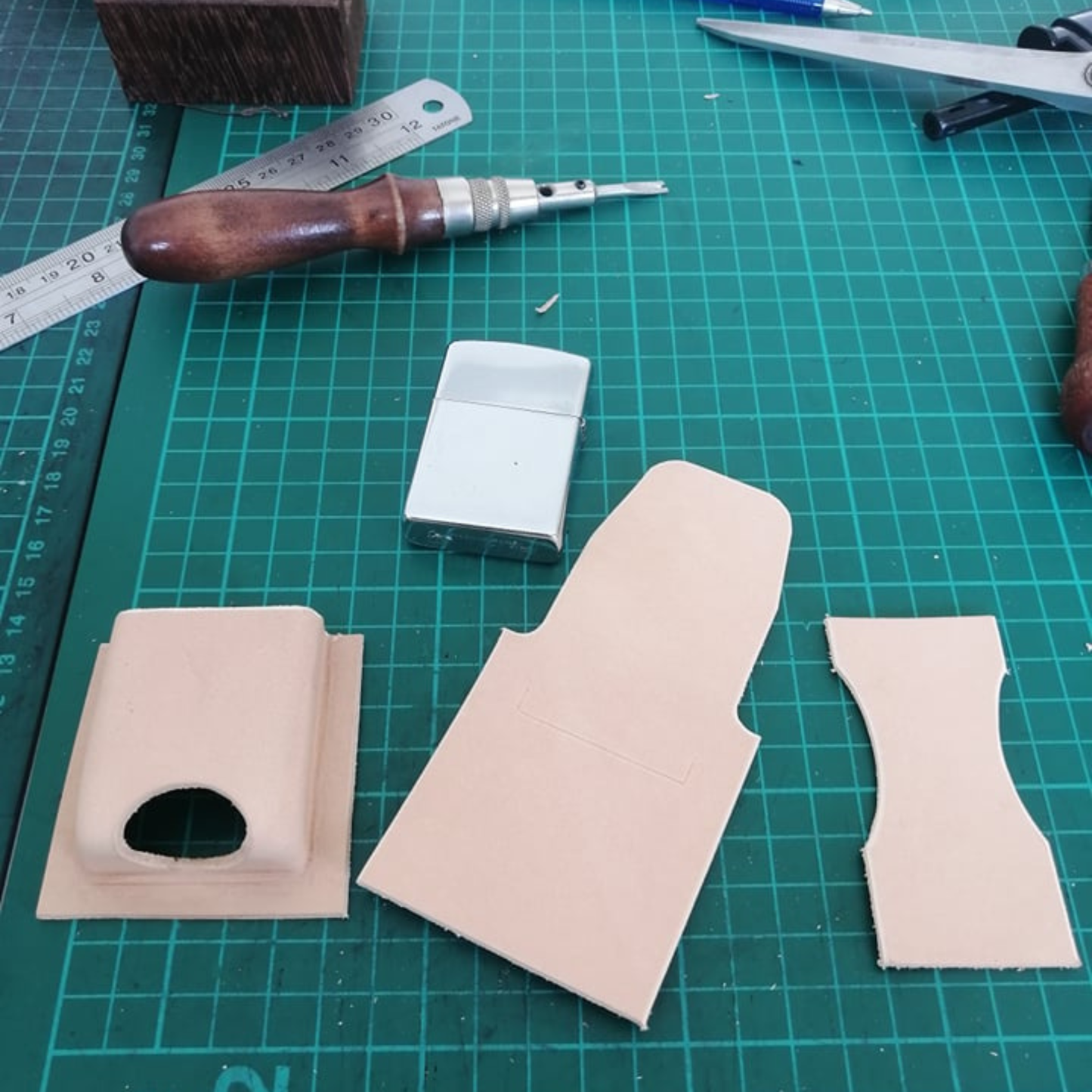Estuche de cuero genuino para bomba de insulina iLet Bionic Pancreas