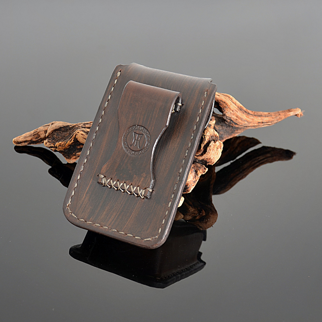 Genuine Leather Insulin Pump Pouch Case for Medtronic