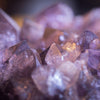 purple phantom amethyst quartz beaded bracelet