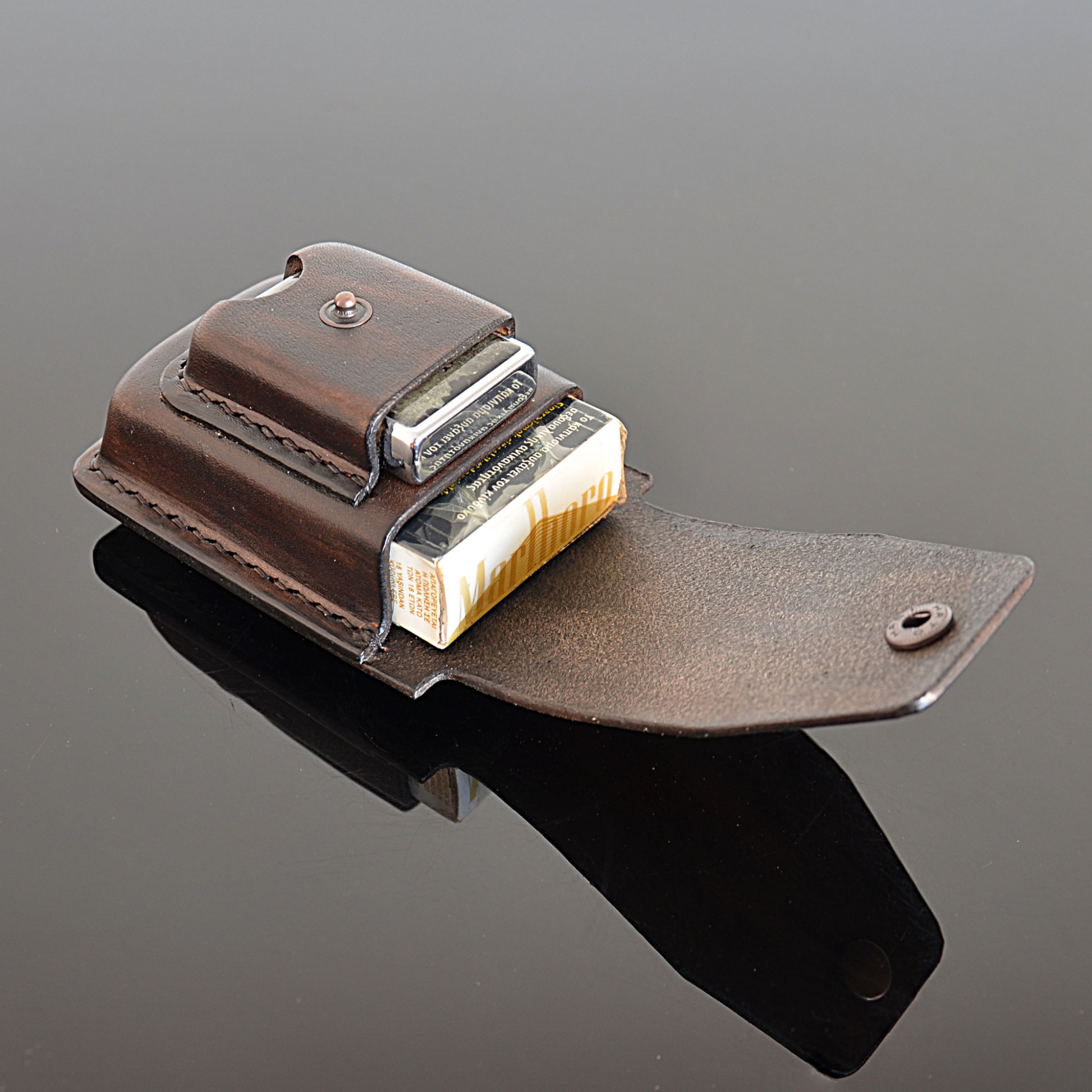 premium leather cigarette case