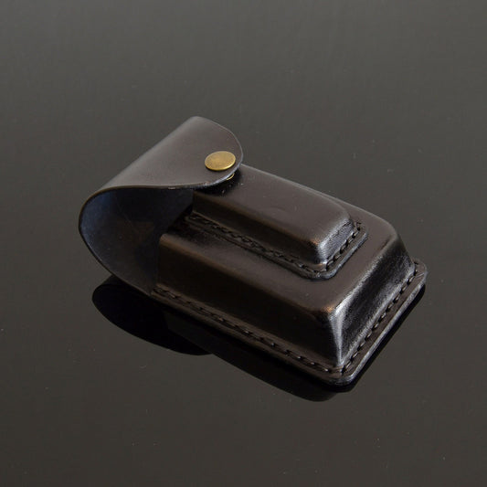 lighter cigarette case leather