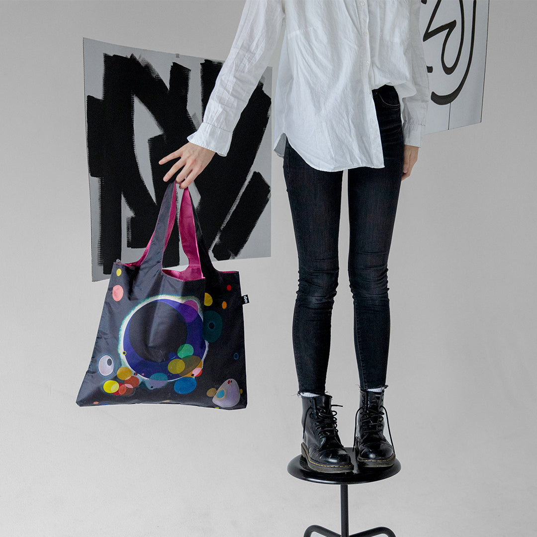 Colorful Circles Recycled Tote Bag
