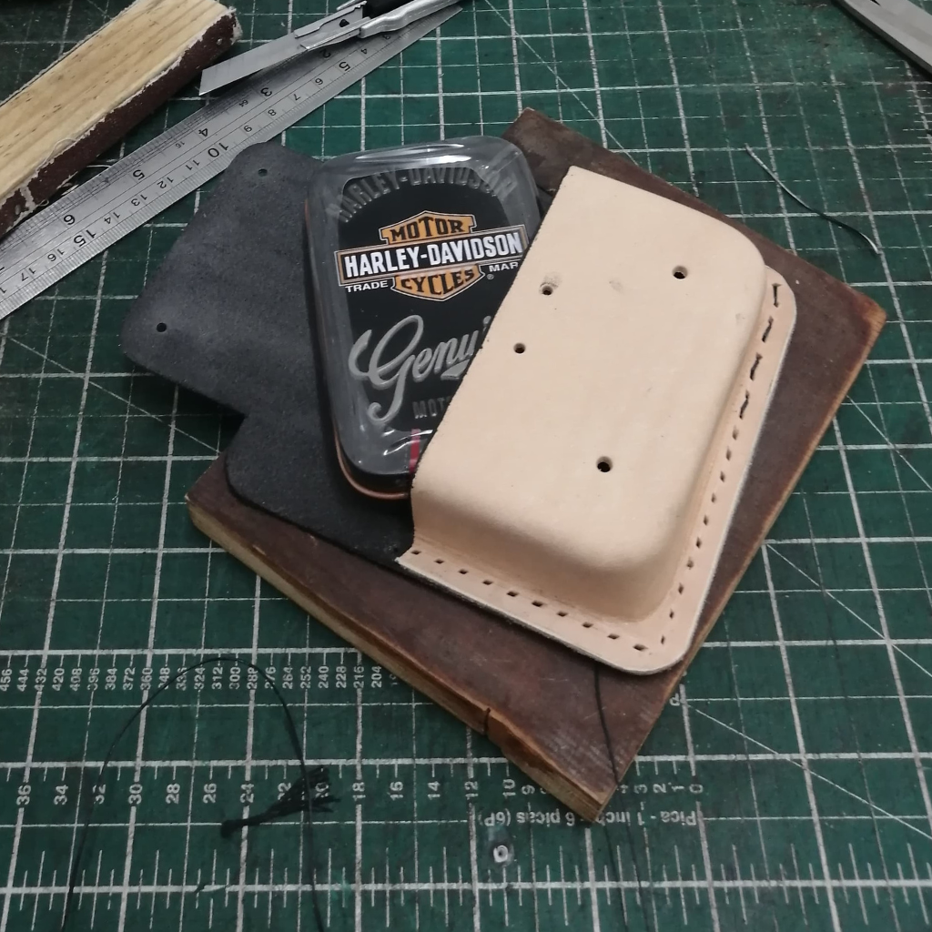 Custom EDC Bushcraft Leather Belt Pouch