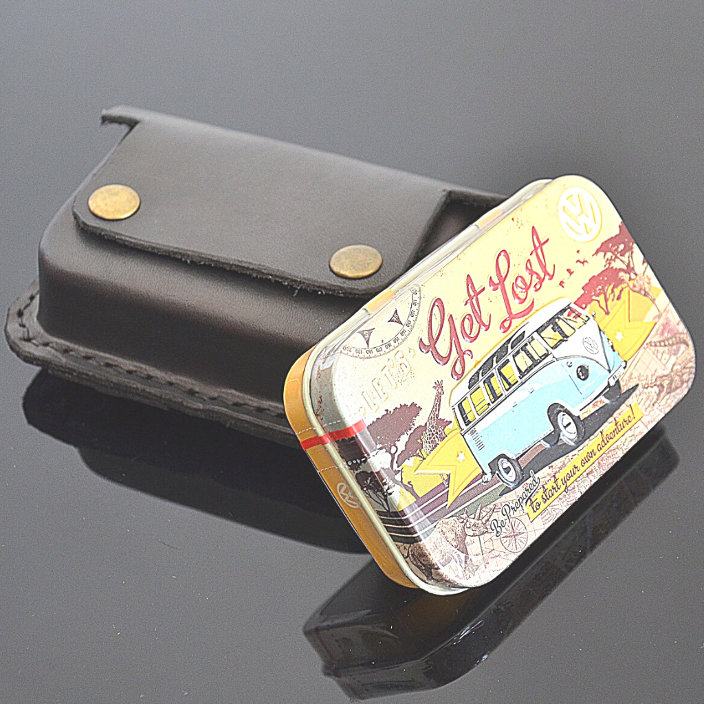 Pochette ceinture en cuir | Pochette Altoid | Pochette Possibles