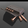 genuine leather ammo belt pouch