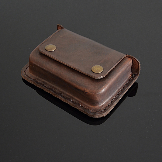 custom leather belt pouch