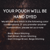 genuine leather ammo belt pouch