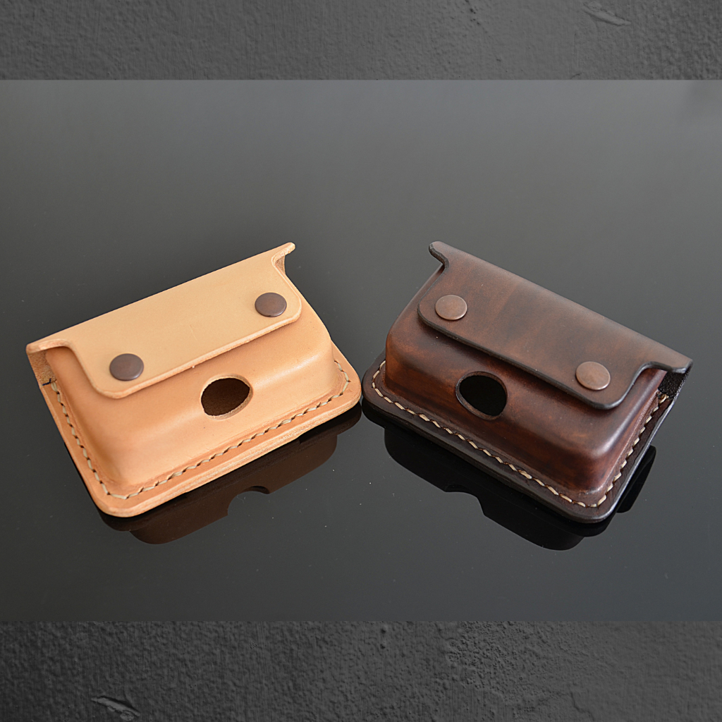 Étui de ceinture de luxe en cuir véritable pour pompe à insuline Medtronic