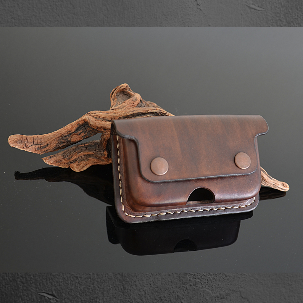 Étui de ceinture de luxe en cuir véritable pour pompe à insuline Medtronic