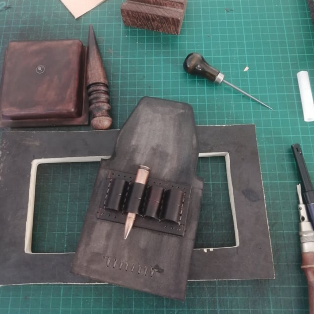 Custom Cartridge Ammunition Rifle Shell Holder Belt Pouch
