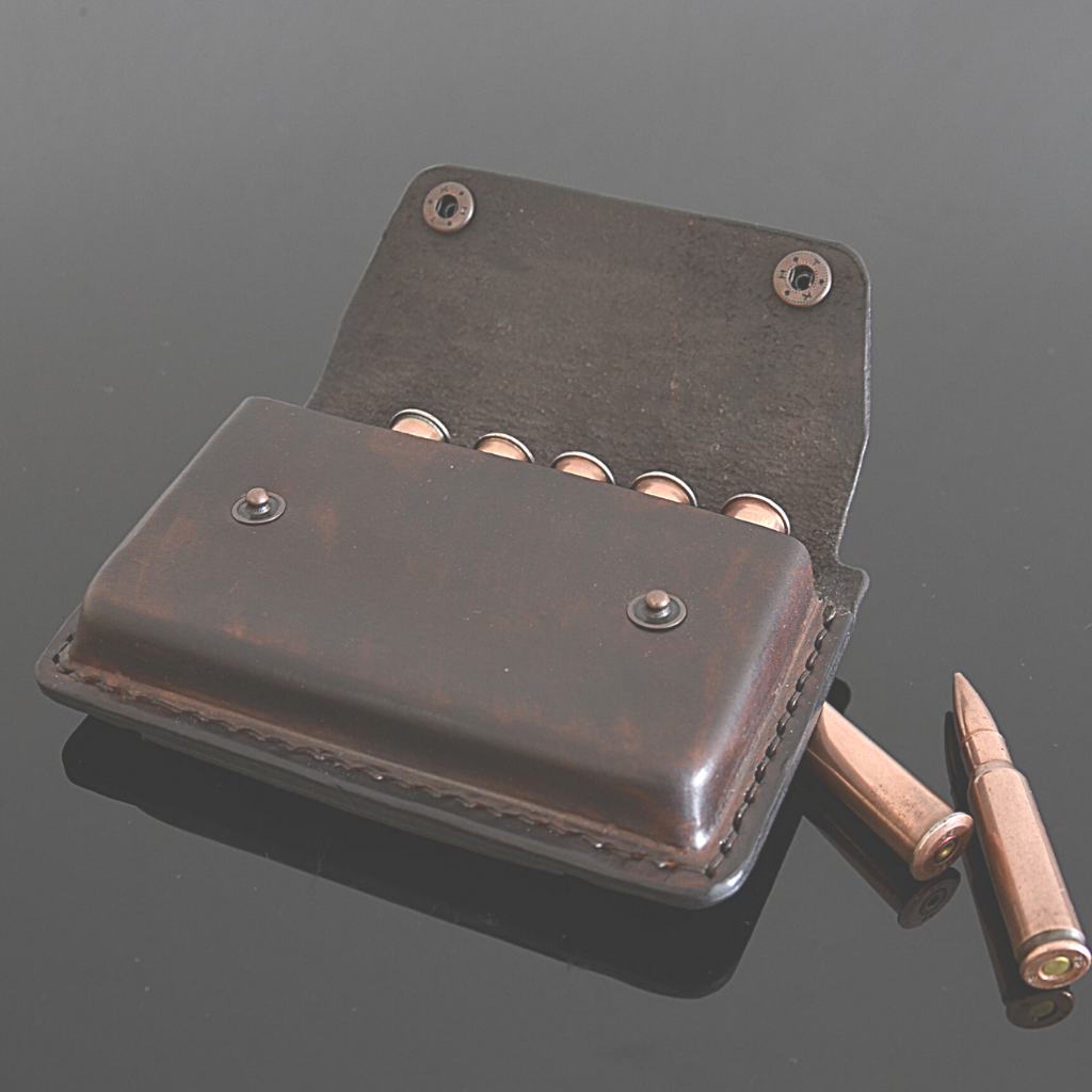 rifle shell holder genuine leather