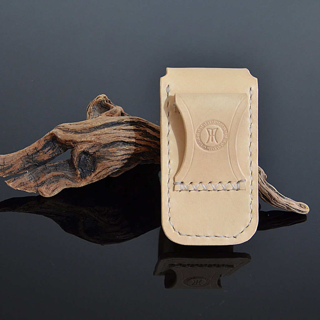 Custom Leather Belt Clip Knife Sheath for Victorinox Swiss Army Knives